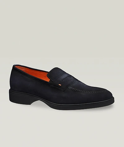 Easy Suede Penny Loafers