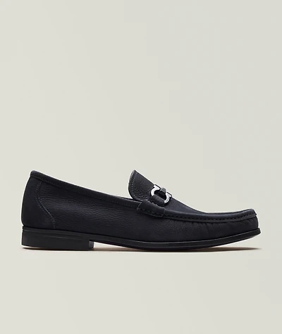Grandioso Double Gancini Suede Loafers