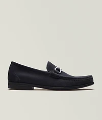 Grandioso Double Gancini Suede Loafers