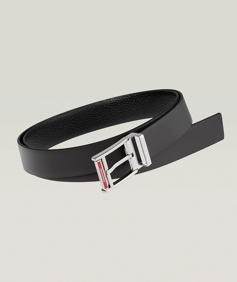 Reversible Leather Belt 