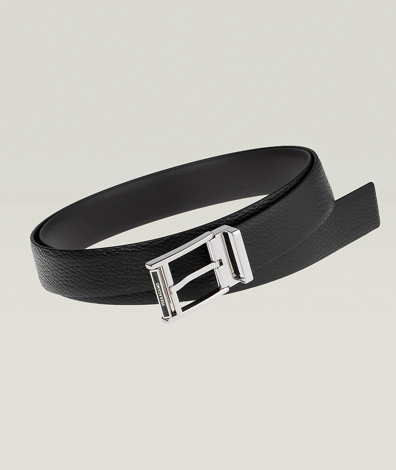 Reversible Leather Belt 