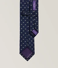 Tennis Racquet Silk Tie 