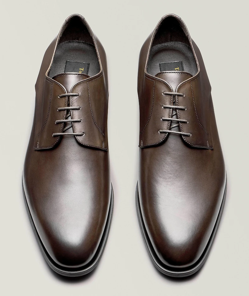 Parsons Burnished Leather Derby Shoes