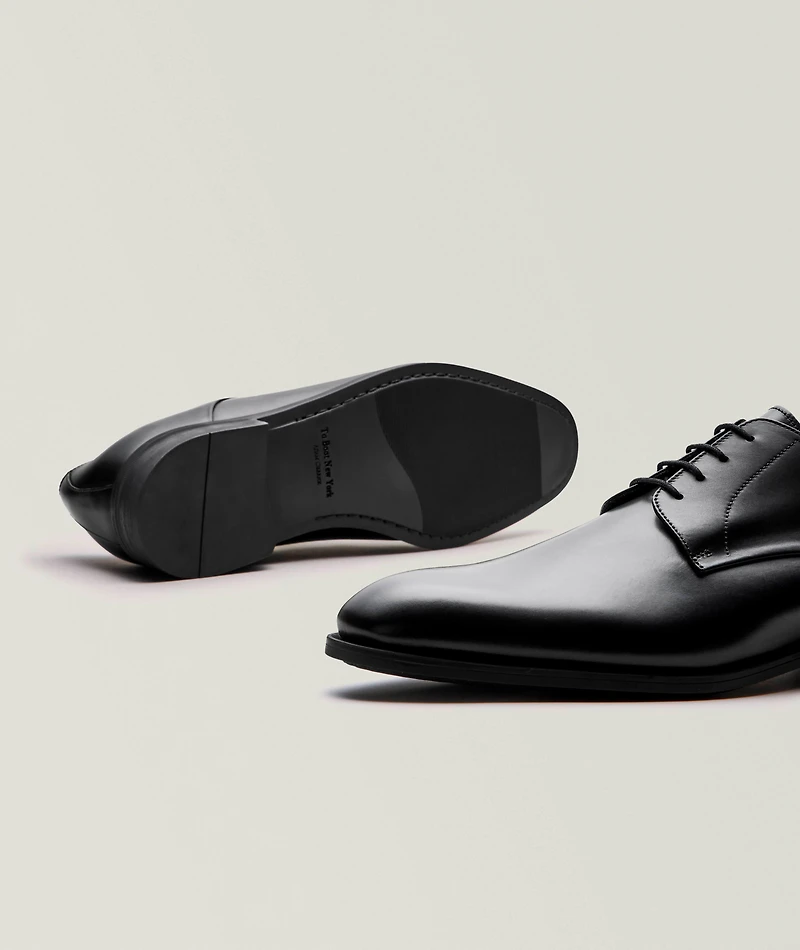 Parsons Burnished Leather Derby Shoes