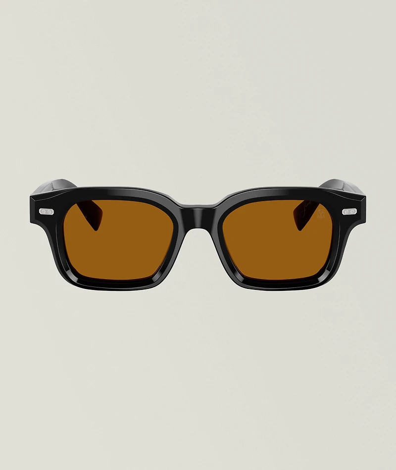 Jared Rectangular Acetate Sunglasses