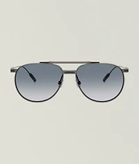 Titanium Pilot Sunglasses 