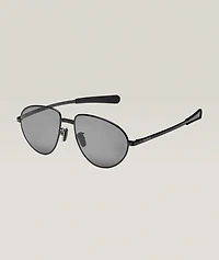 Vizla Matte Polarized Pilot Sunglasses