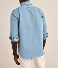 Denim Straight-Fit Shirt