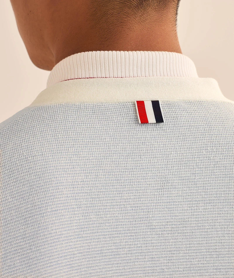 4-Bar Linen-Cotton Cardigan