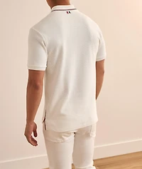 Cotton Waffle Tipped Polo