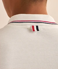 Cotton Waffle Tipped Polo