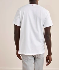 Side Slit Cotton Jersey T-Shirt