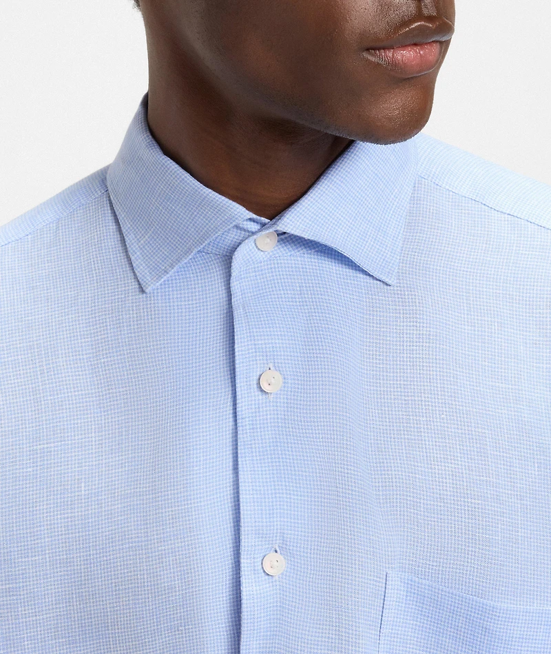 X Beckham Linen Dress Shirt