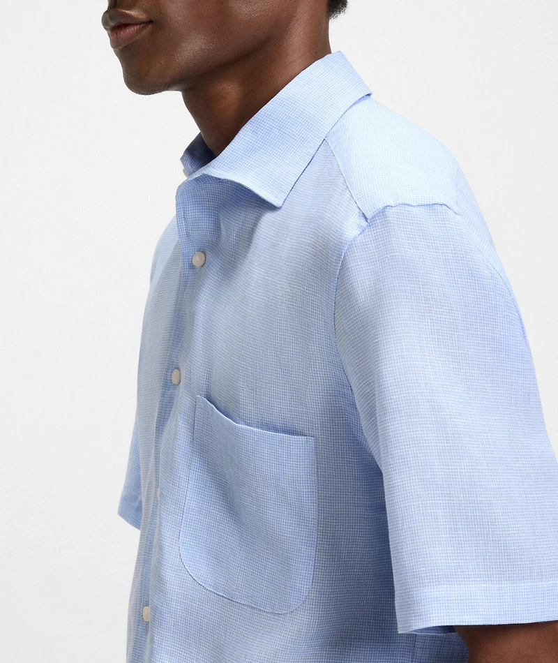X Beckham Linen Dress Shirt