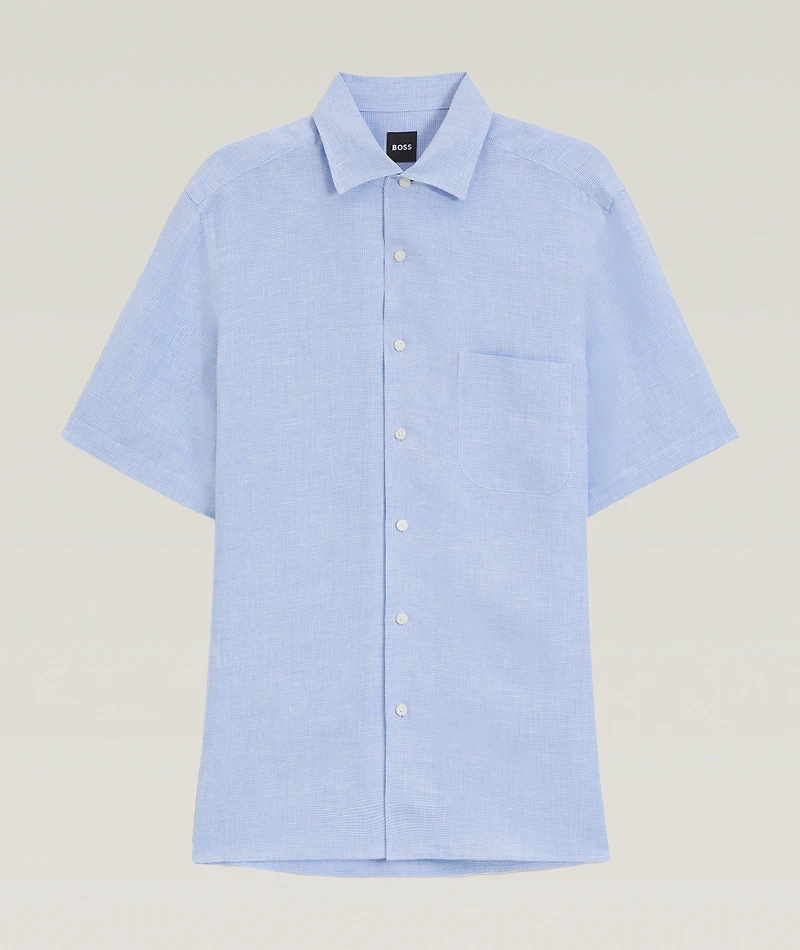 X Beckham Linen Dress Shirt