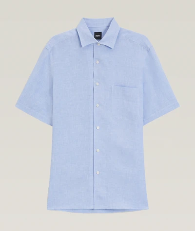 X Beckham Linen Dress Shirt