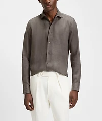 X Beckham Linen Dress Shirt