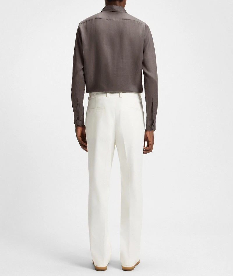 X Beckham Linen Dress Shirt