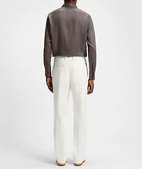 X Beckham Linen Dress Shirt