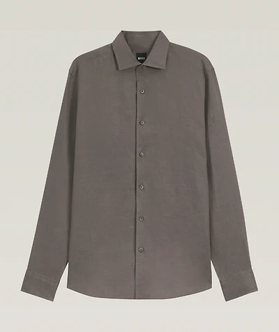 X Beckham Linen Dress Shirt