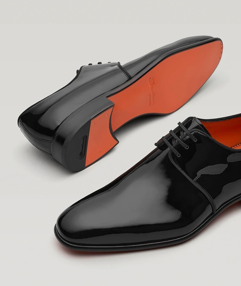 Patent Leather Derbies