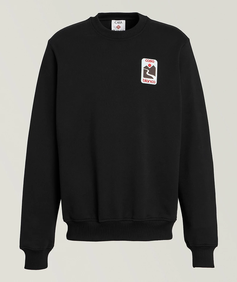 Sunset Logo Cotton Sweatshirt