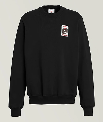 Sunset Logo Cotton Sweatshirt