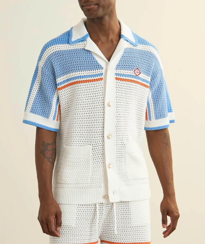 Cotton Tennis Crochet Shirt