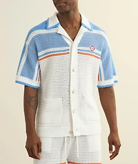 Cotton Tennis Crochet Shirt