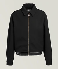 Logo Wool Blouson Jacket