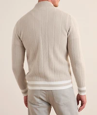Rib-Knit Cashmere Cardigan