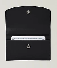 Leather Flap Card Case