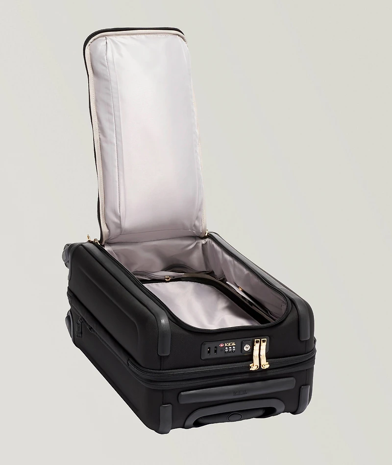 Alpha International Dual Access 4-Wheeled Carry-On