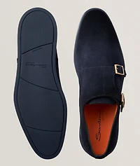 Atlantis Suede Double Monkstraps