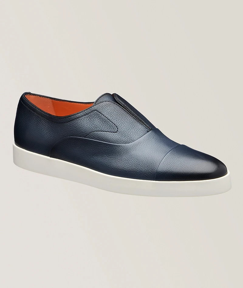 Atlantis Cap-Toe Leather Sneakers