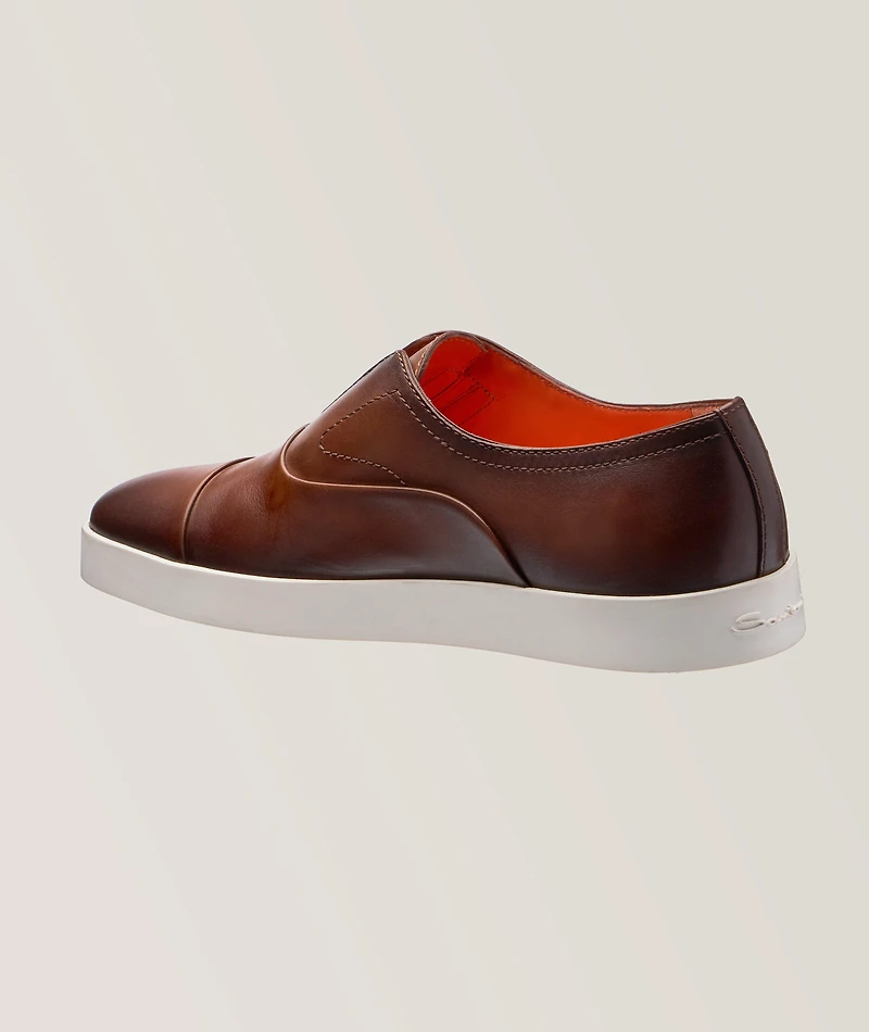Atlantis Leather Slip-On Sneakers