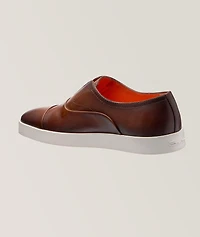 Atlantis Leather Slip-On Sneakers