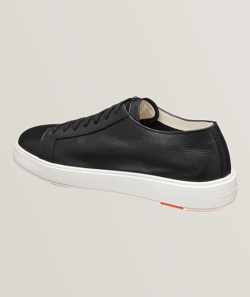 Pebbled Deerskin Sneakers