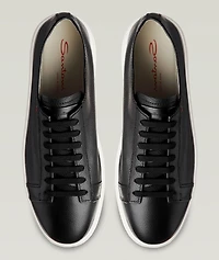 Pebbled Deerskin Sneakers