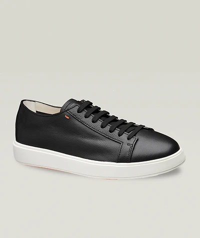 Pebbled Deerskin Sneakers