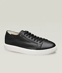 Pebbled Deerskin Sneakers