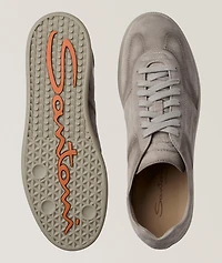 Retro Tonal Suede Sneakers