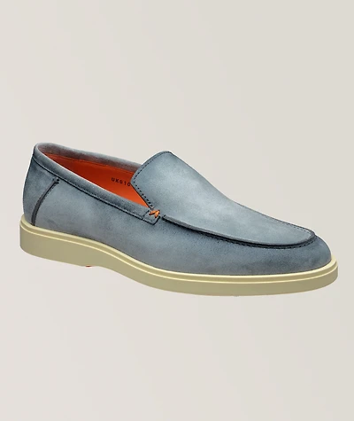 Suede Loafers