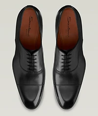 Leather Cap-Toe Oxfords