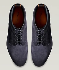 Burnished Suede Lug Boots