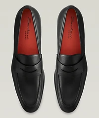 Simon Leather Penny Loafers
