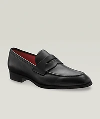 Simon Leather Penny Loafers