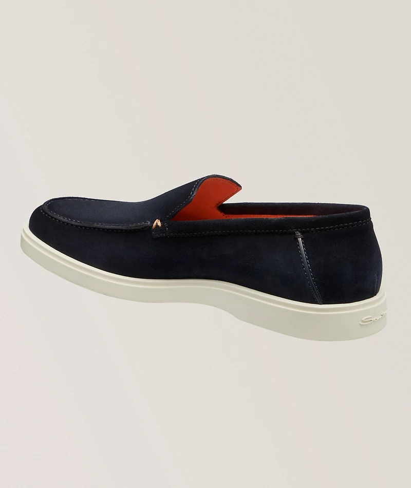 Suede Loafers