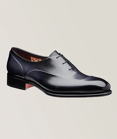 Burnished Leather Oxfords
