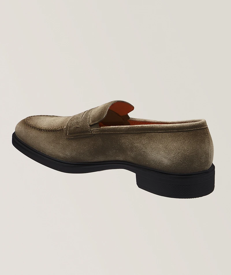 Easy Suede Penny Loafers
